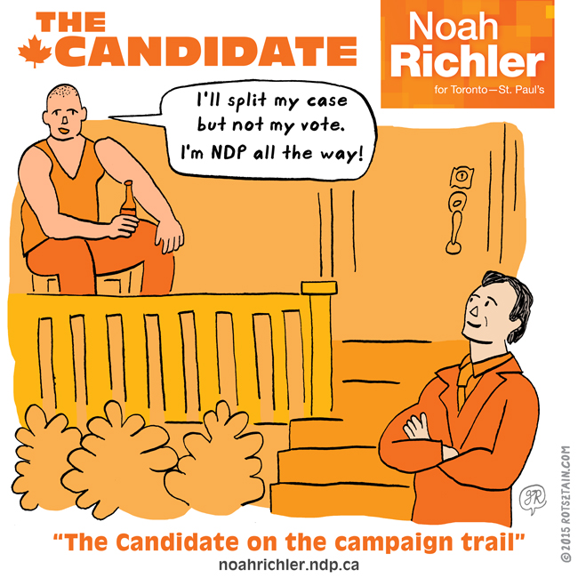 Noah Richler NDP comics