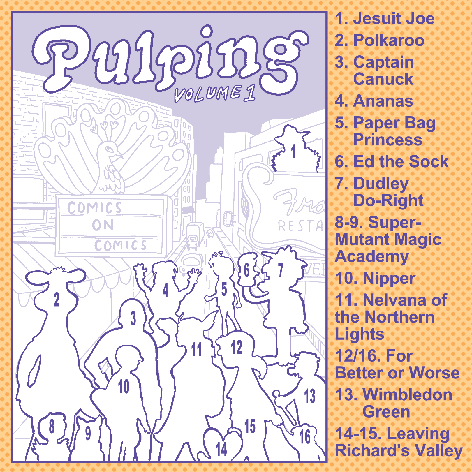 Guide to the cover of Pulping volume 1