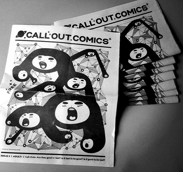Call Out Comics Issue 2 cover by Shane Song 